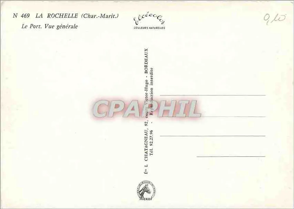 La Rochelle — Vue générale — Élce - Verso