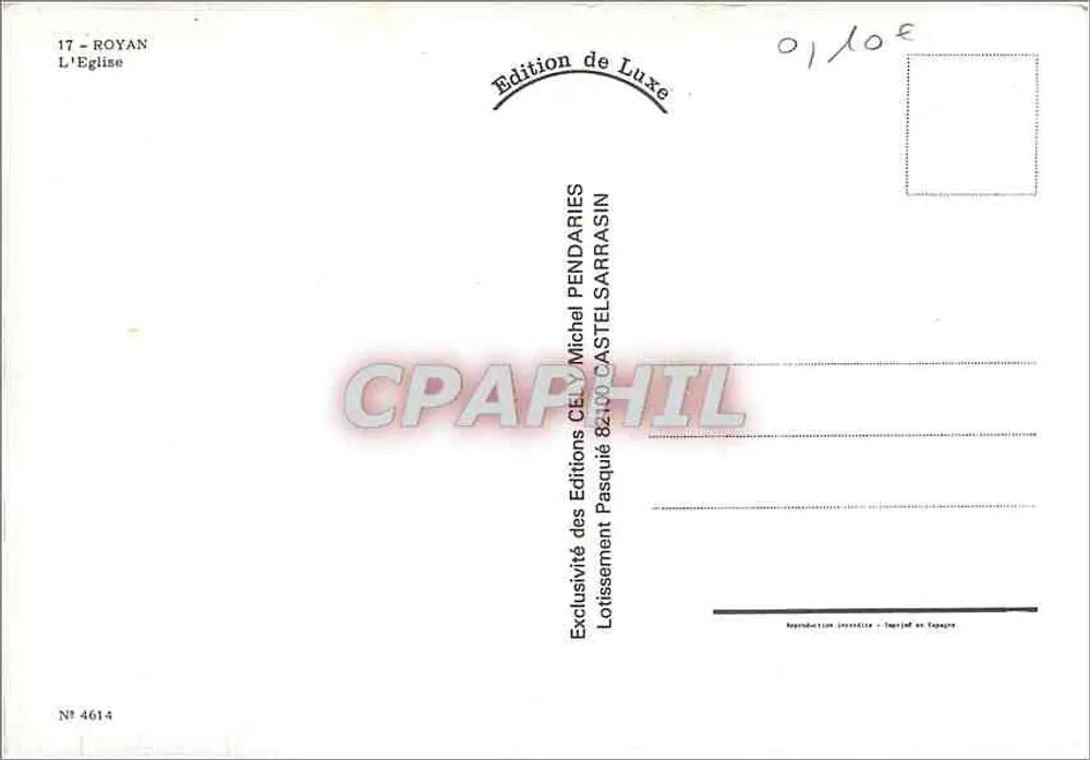 रॉयन — चर्च — लक्जरी एडिशन, मिशेल कास्टेलसरासिन - पीछे