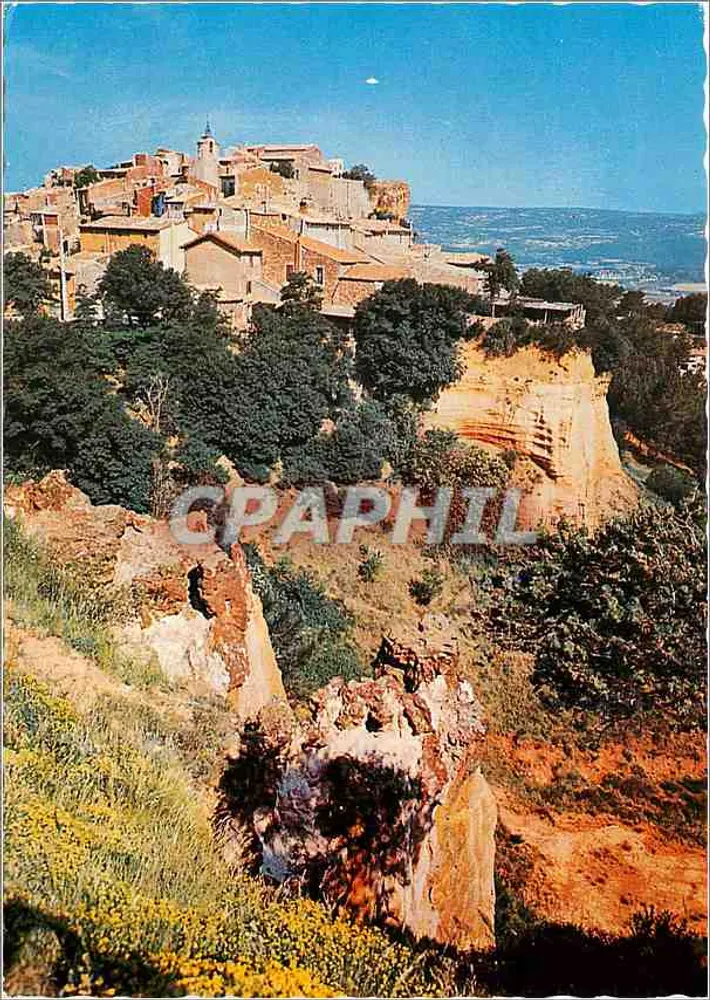 Roussillon (Vaucluse) — Vista geral — Les Éditions de l'Économie (Rhône) - Frente