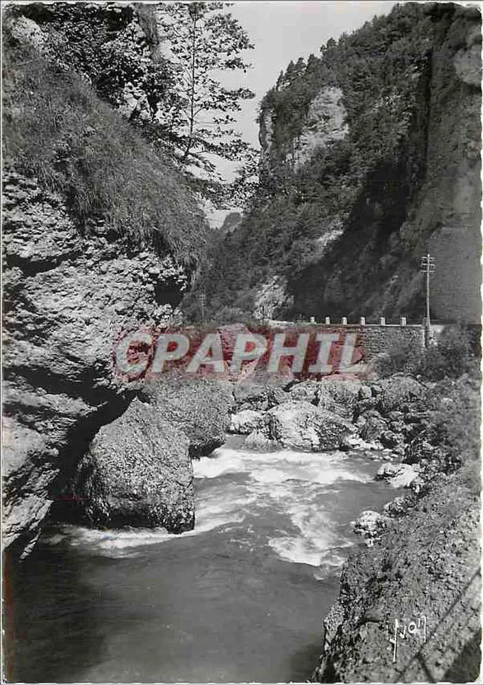 Tal der Dranse (Haute-Savoie) — Route de Morzine — Éditions d'Art Jeoff, Paris - Vorderseite