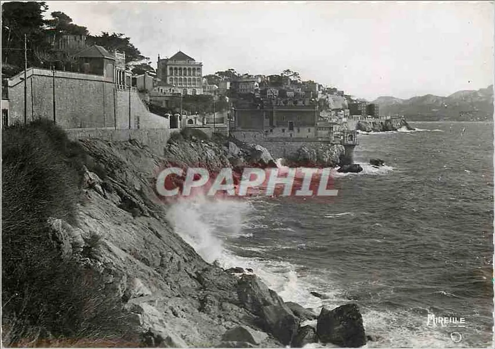 Marselha — A Corniche - A Réserve — Edição Mireille - Frente