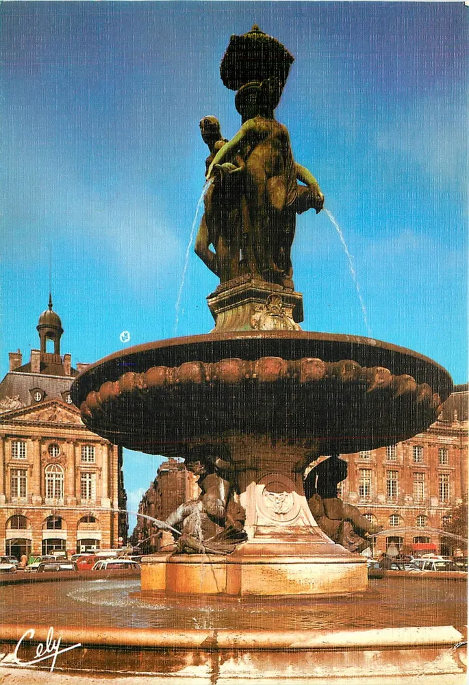 Bordeaux — Fontaine das Três Graças — Edição de Luxo, Cely - Frente