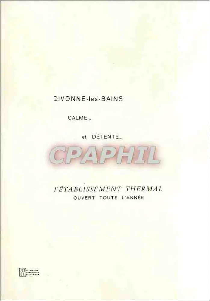 Divonne-les-Bains — Thermalbad - Rückseite