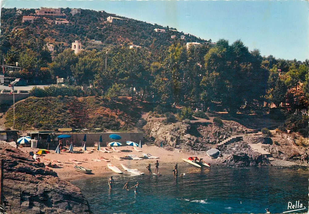 Les Calanques — Ein Strand — Edition Rella, Nr. 5870 - Vorderseite