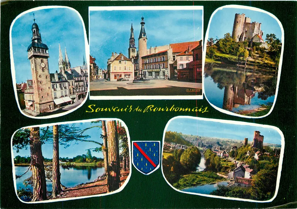 Bourbonnais — Erinnerung an Bourbonnais — Die Storch - Vorderseite