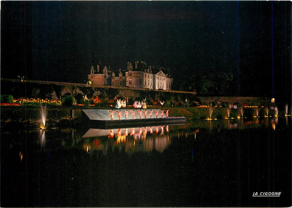 Castelo do Lude — Espectáculo de Noite — Edições La Cigogne - Frente