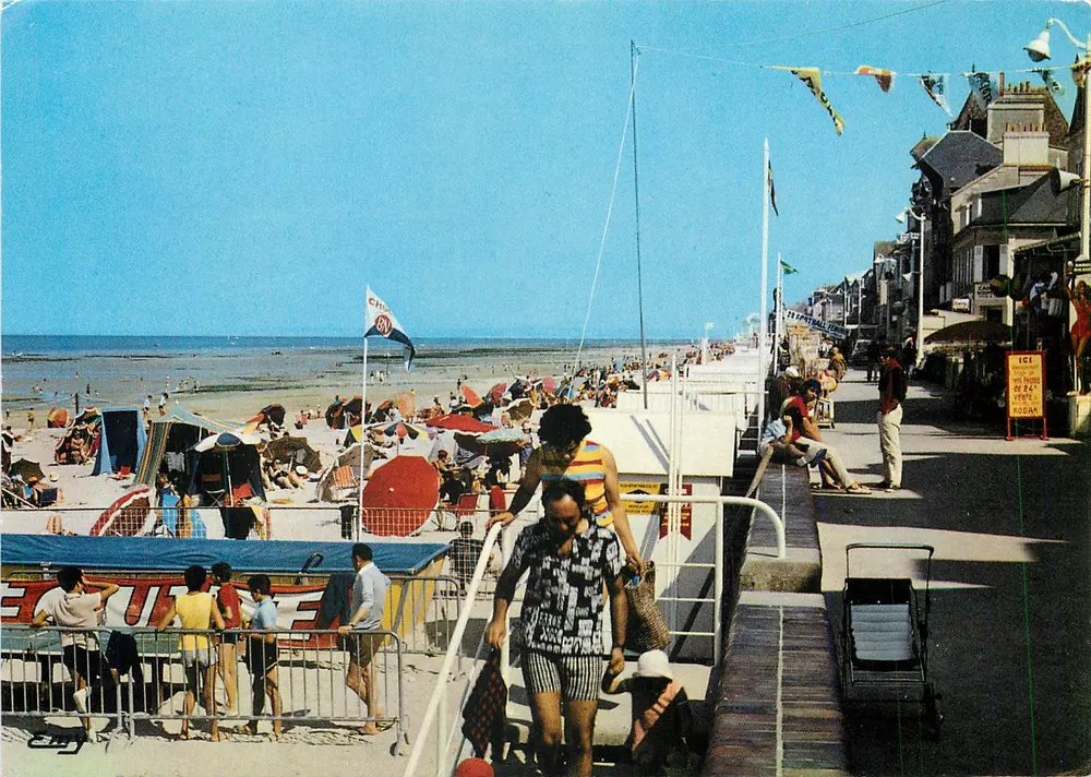 St-Aubin-sur-Mer — Die Strandpromenade und der Damm — Normandische Verleger - ADIA - Vorderseite