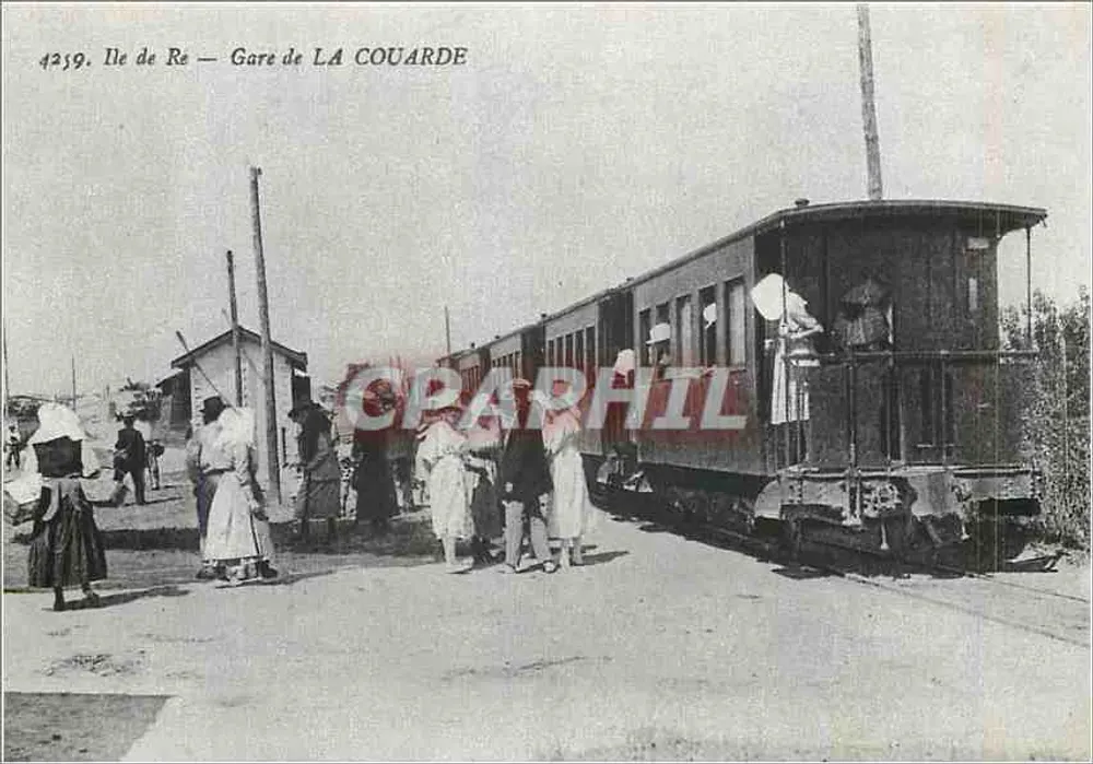 ला कूआर्ड गेट — आइल डी रे — सैब्लांसॉ लाइन के उद्घाटन 14 जुलाई 1900 - आगे
