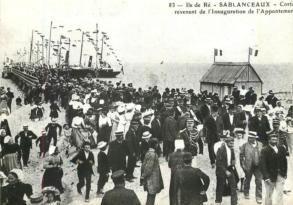 Sablanceaux — Einweihung der ersten Mole — Images d'Autrefois, Nantes - Vorderseite