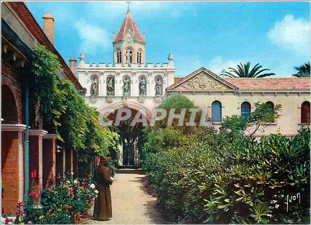 Abtei Notre-Dame de Lérins — Eingang zum Kloster - Das Hotel — Éditions d'Art YVON - Vorderseite