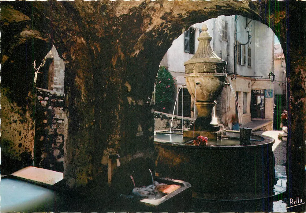 Saint-Paul (A.M.) — Das Waschhaus und die alte Fontäne (1852) — Éditions Rella - Vorderseite