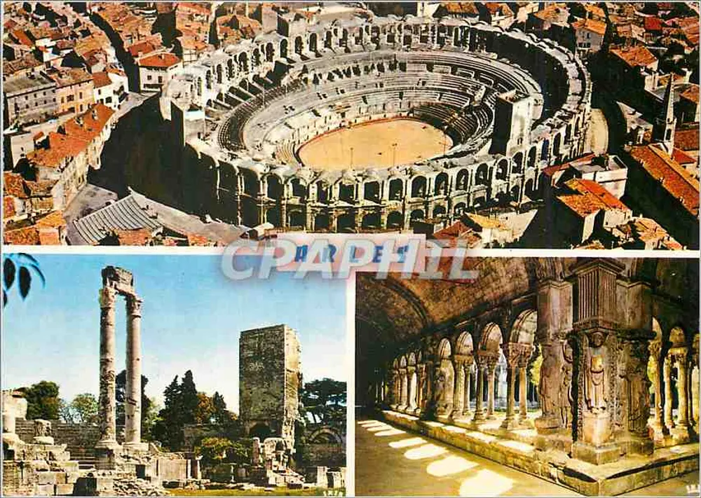 Die Arenen - Das antike Theater - Der Cloister — REFLETS DE PROVENCE, Serie 13.4/054 - Vorderseite