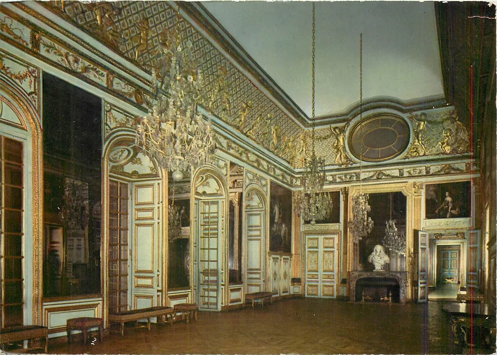 Schloss Versailles — Vorzimmer des Königs oder Saal des Auge-des-Ochsen (1701) — Éditions ÉPIC, Paris - Vorderseite