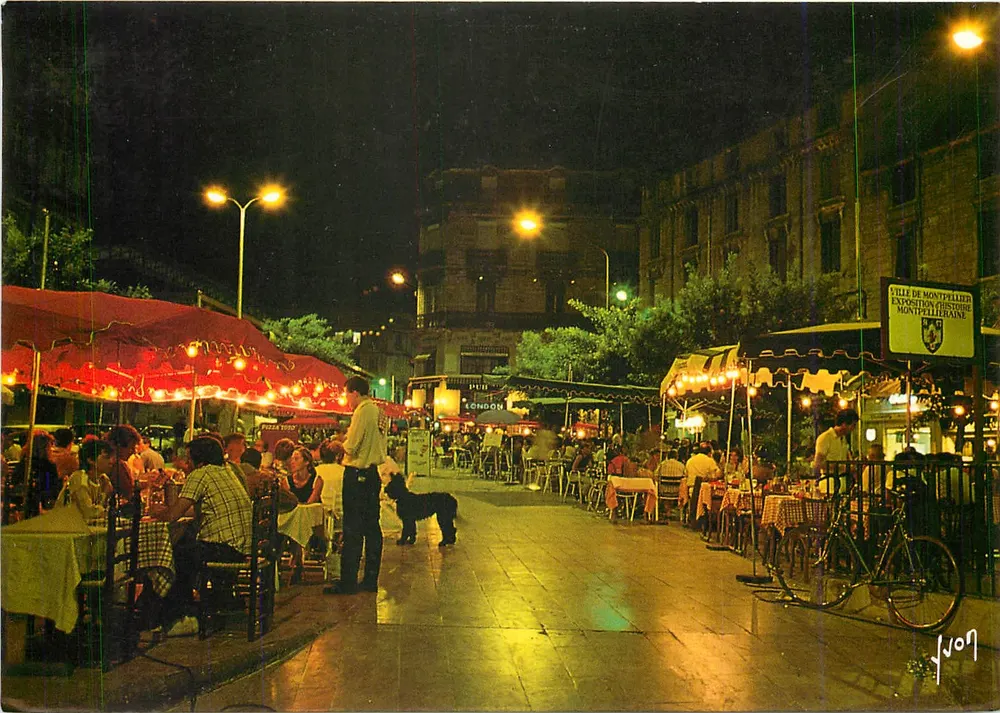 Platz Jean-Jaurès in Montpellier — Historische Ausstellung — Yvon Kunstausgaben - Vorderseite