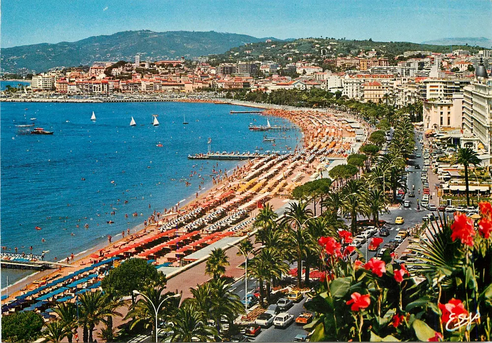 Cannes — La Croisette und Mont-Chevalier — Verlag Erya - Vorderseite