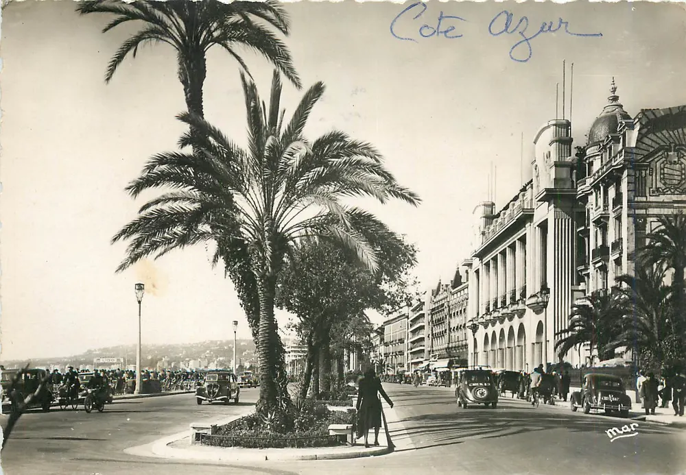 Côte d'Azur — Promenade des Anglais und Palais de la Méditerranée — Mar - Vorderseite