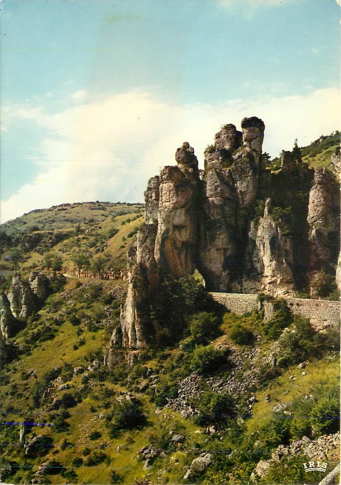 Gorges do Tarn — Estrada de Meyrueis — editor IRIS - Frente