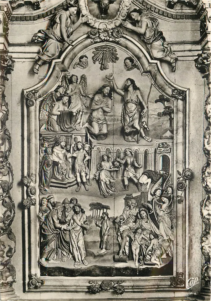 Innenraum der Kirche von Lampaul - Das Leben des Heiligen Johannes des Täufers (17. Jahrhundert) — CQ* des Arts, Paris - Vorderseite
