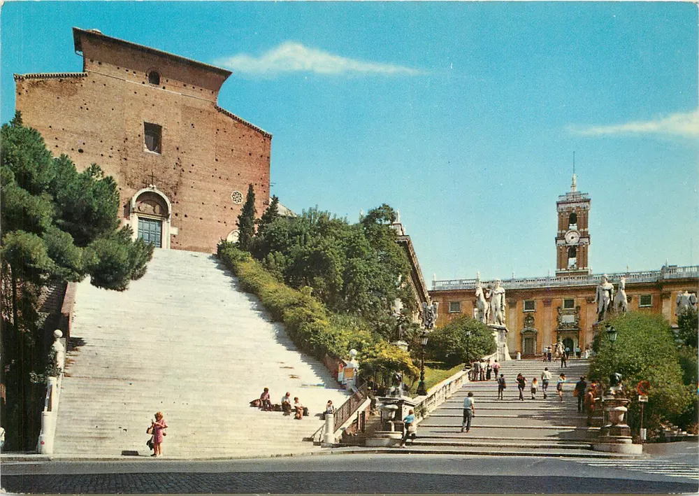 Roma — Escada da Ara Coeli e do Capitólio — MA.PI.R. n°543 - Frente