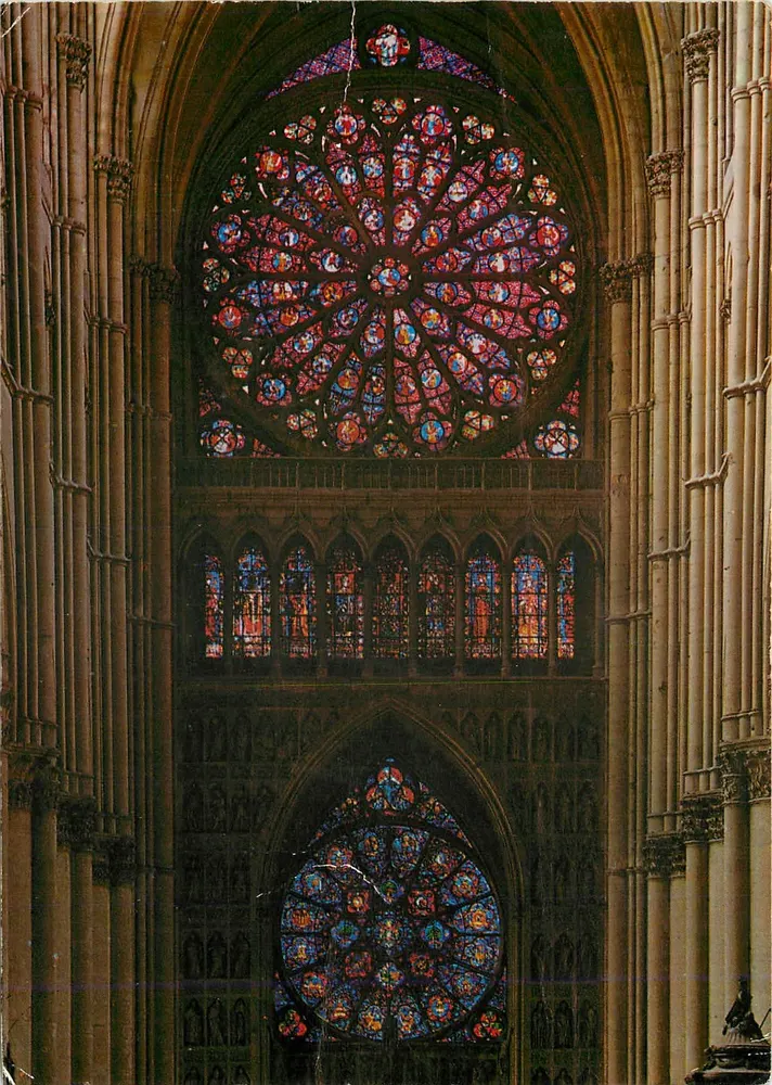 Kathedrale von Reims — Die beiden Rosen des Großen Portals — Éditions GAUD - Vorderseite