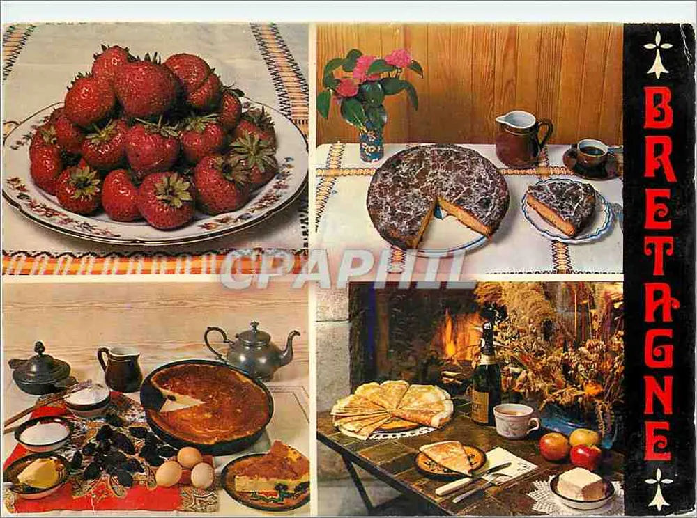 Doces bretones — Gastronomia bretona — Edições de Arte 'JAC' 7700 Louannecc - Frente