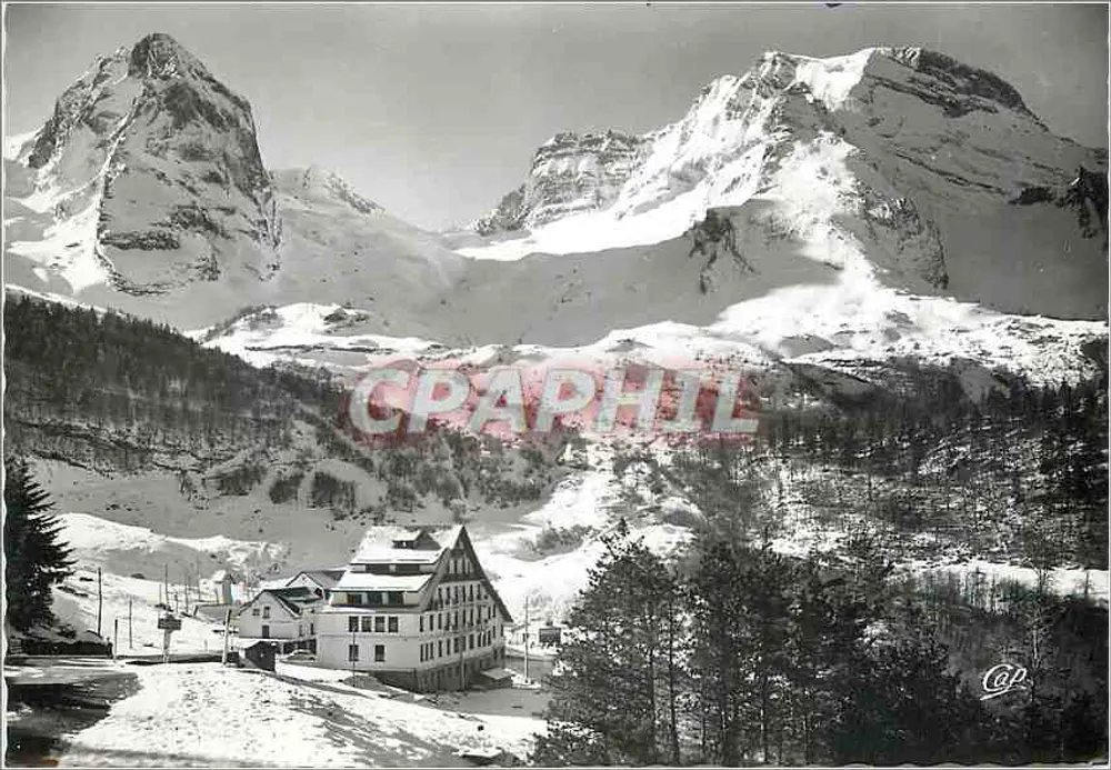 Gourette no Inverno — Os Pirineus — Cie des Arts Photographiques, 44, r. Letellier, Paris-15e - Frente