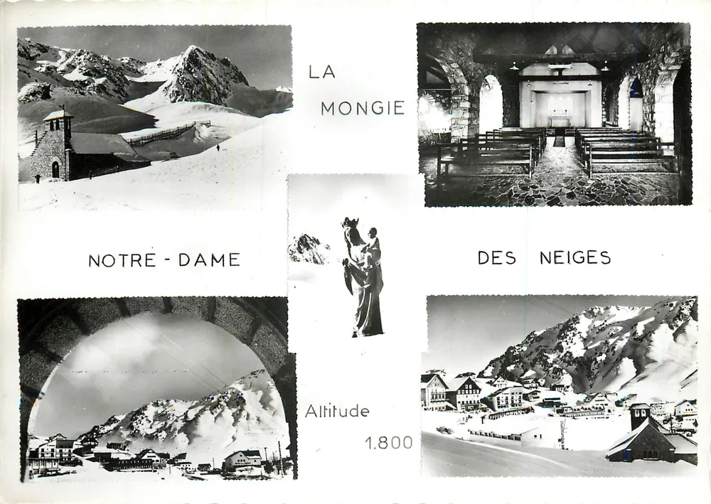 La Mongie — Les Pyrénées — Edição P. Doucet, Lourdes - Frente