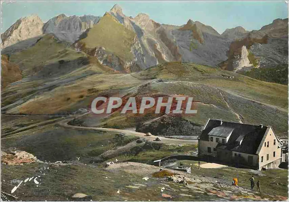 O Col d'Aubisque — Vista panorâmica — Ed. JOVE Pou (B.P.) - Frente