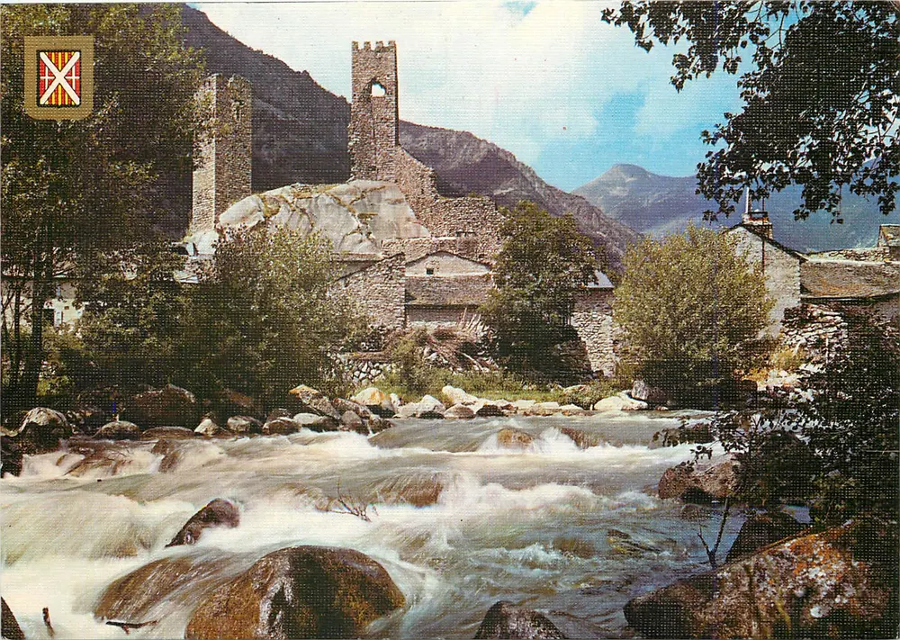 Die Türme von Carol — Ruinen der Kirche und Fluss — Éditions DINO - Vorderseite