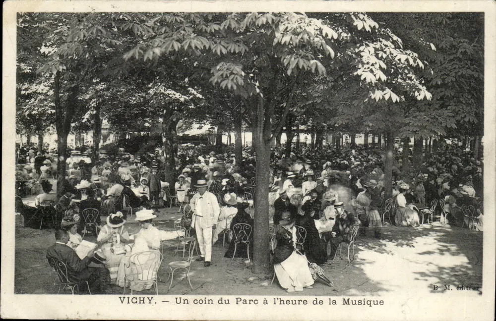 Vichy — Ein Eckchen des Parks zur Zeit der Musik — B.M. Verlag - Vorderseite