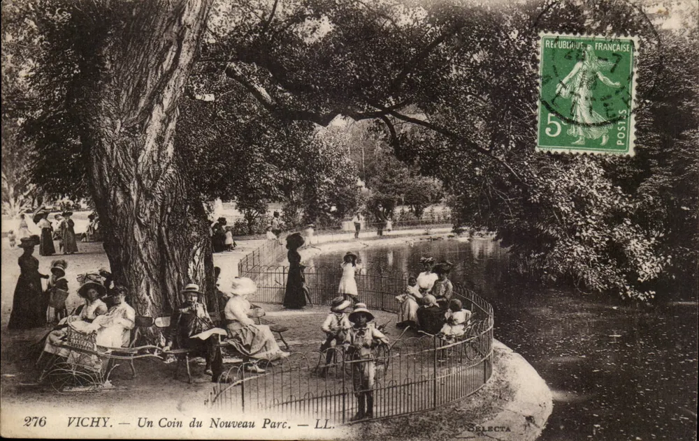 Vichy — Ein Eckchen des neuen Parks — LL. Sélecta, Nr. 276 - Vorderseite