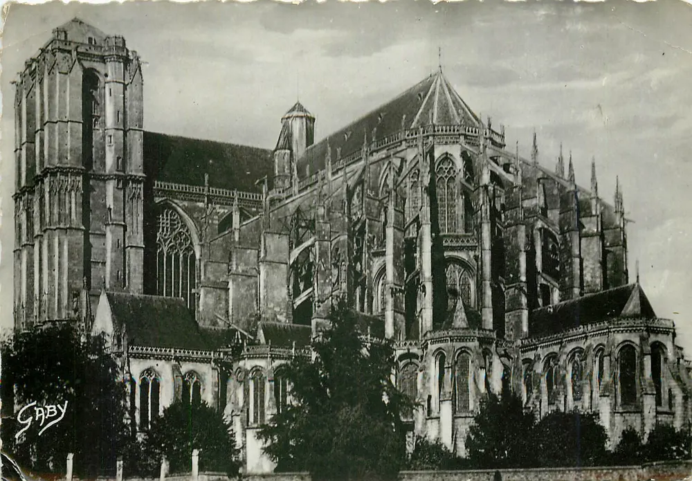 Le Mans - A Catedral — G. GABY, editor - Frente