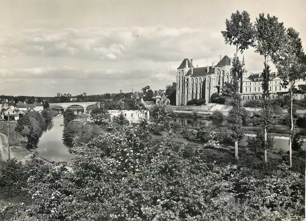 Abtei von Solesmes und Brücke von Juigné (Sarthe) — Edition Lambard, Nr. 22 - Vorderseite
