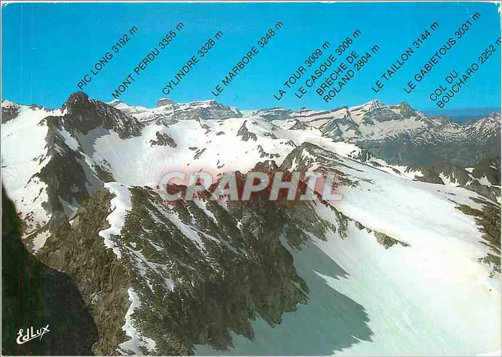 पायरीनीज के चोटियाँ — एड. लक्स, संख्या 2061 - आगे