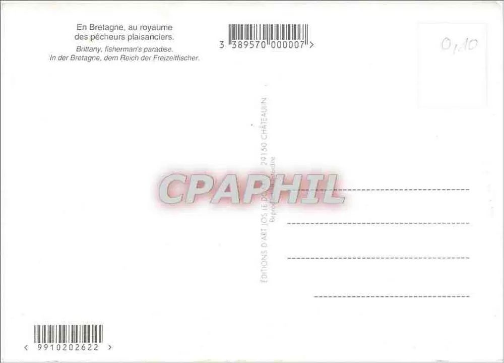 Bretanha — A pesca de lazer — Éditions d'Artigos le D'Artigues - Verso