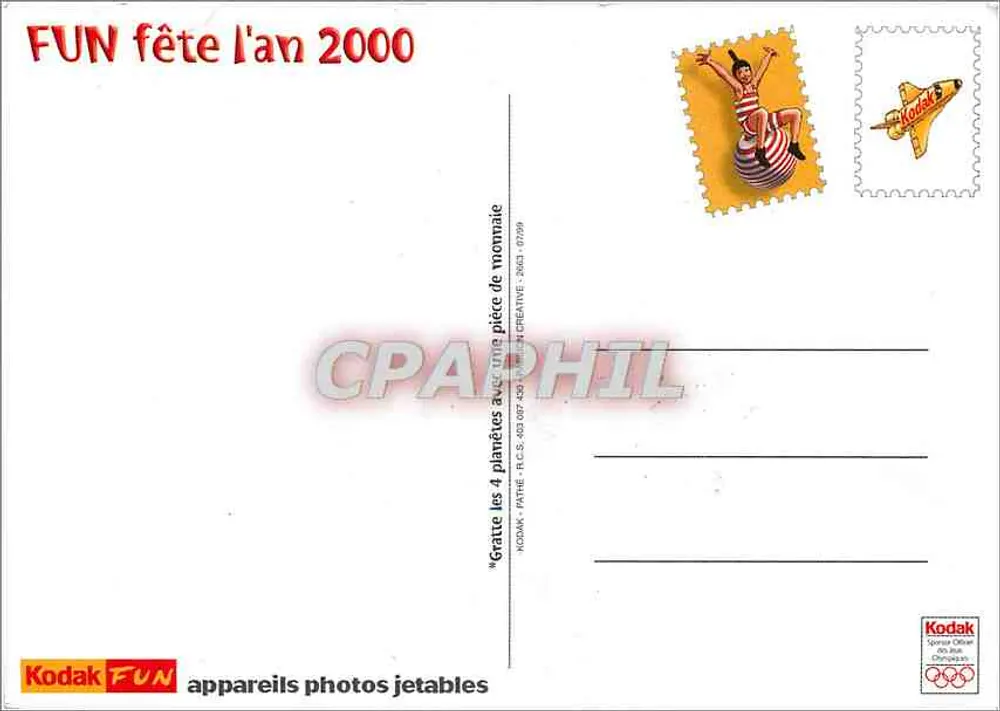 2000 के वर्ष के लिए अपने विचार बनाएं - कोडाक - पीछे