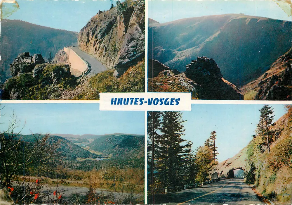 Hautes-Vosges — paisagens e estradas — editor: Les Arts du Monde, n° 33352 - Frente