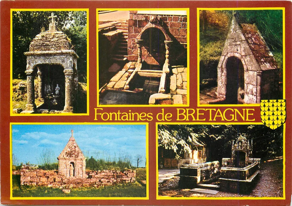 Fontes da BRETAGNE — Coleção de fontes antigas — Editor: Combier Imprimeur Mâcon - Frente