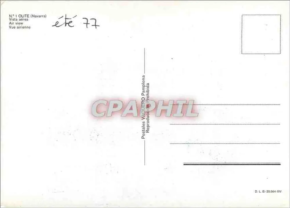 ओलिटे (नावारे) — हवाई दृश्य — पोस्टल्स वाकेरो - पीछे