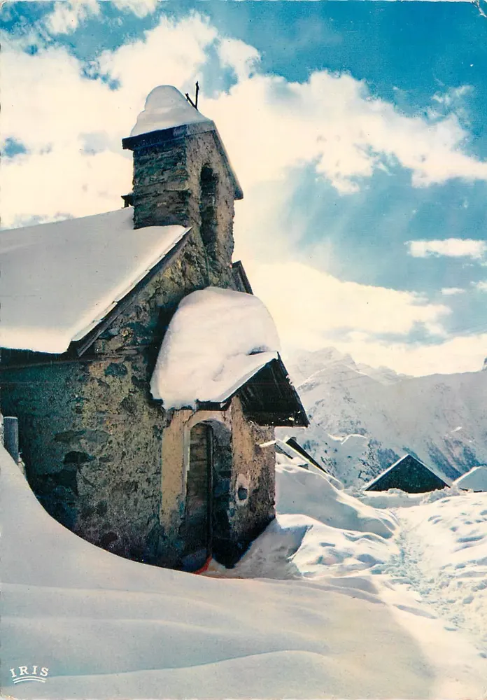 Oude Bergkapel — Val d'Isère — uitgever IRIS - Voorkant