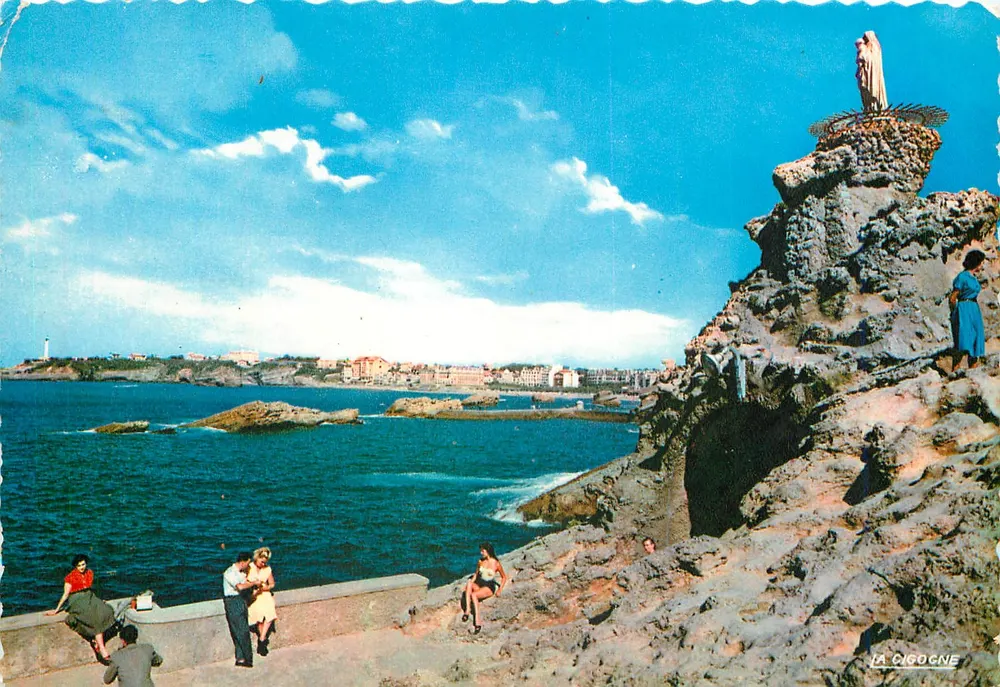 Biarritz — O Rocher da Virgem — Edições « La Cigogne » - Frente