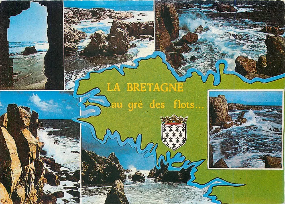 La Bretagne — au gré des flots... — Pierre Artaud & Cie, les Éditions du Gabier - Recto