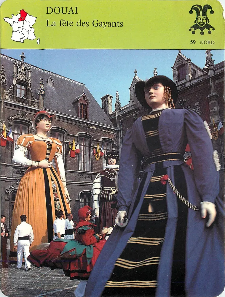 Douai — Das Gayants-Fest — Verlag VPC Larousse Laffont, Nr. RS-00-008 - Vorderseite
