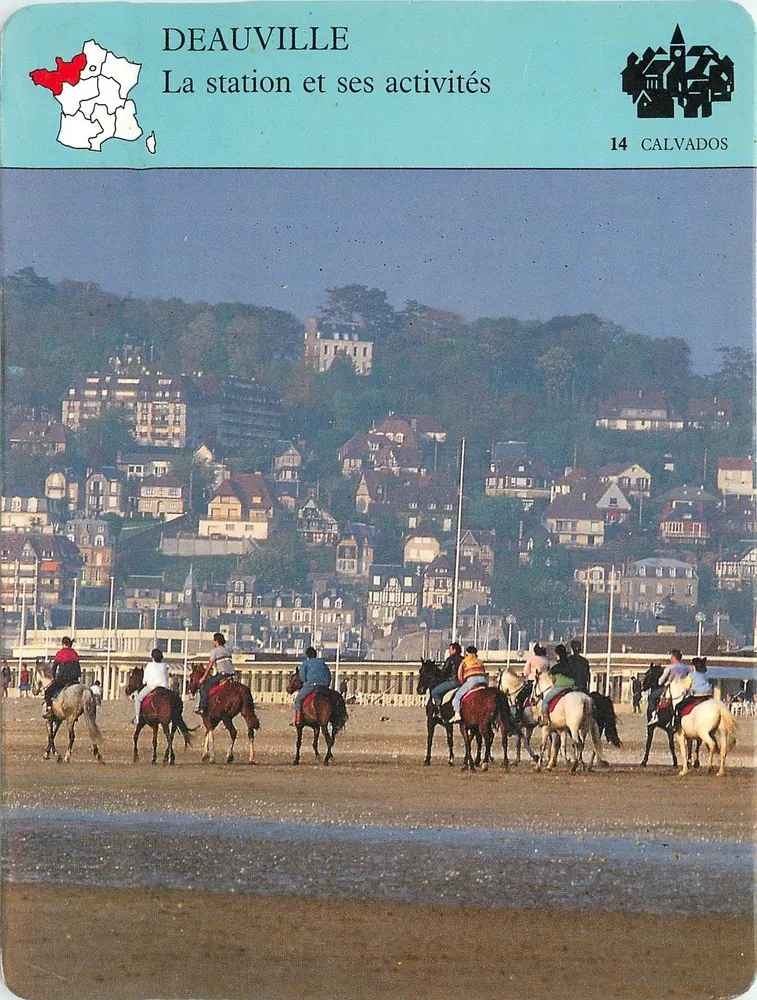 Deauville — La station et ses activités — VPC Larousse Laffont n°0018 - Recto