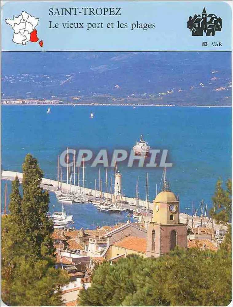 Saint-Tropez — Der alte Hafen und Strände — VAR - Vorderseite