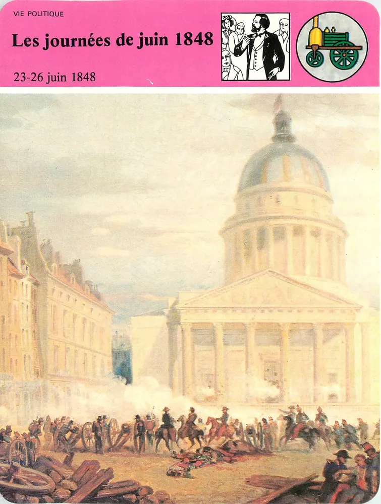 Die Juni-Tage 1848 — Politisches Leben — Édito-Service S.A., Genf - Vorderseite