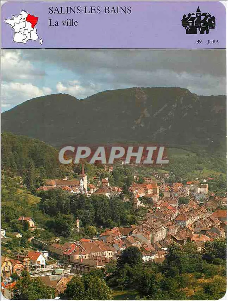 Salins-les-Bains — La Città — 39 JURA - Recto