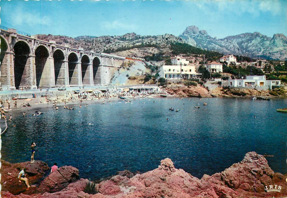 Cap Roux — Praia de Anthéor — Éditions Iris - Frente