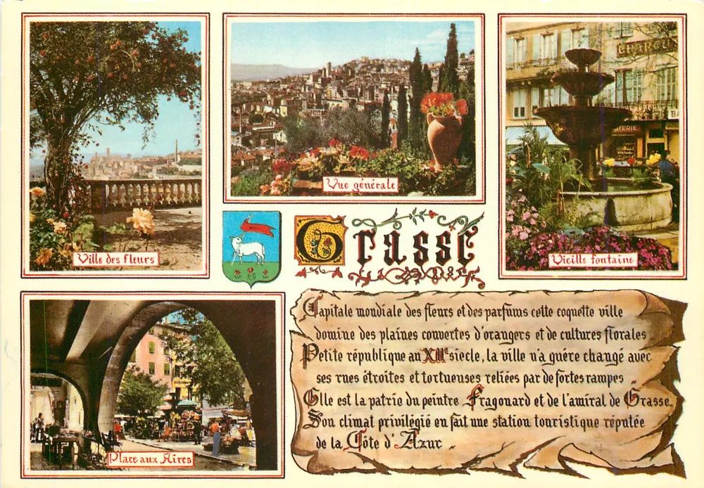 Grasse — Capital Mundial das Flores e dos Perfumes — Edição S.E.P.T. & Photoguy - Frente