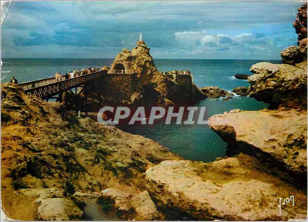 Biarritz, Costa do Prata — O Rocha da Virgem — Edições d'Art YVON - Frente